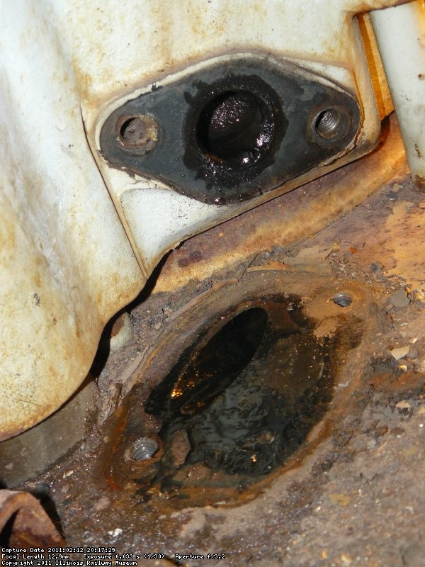 Something else to note and check into, a bit of oil where there should only be water on one of the cylinders.