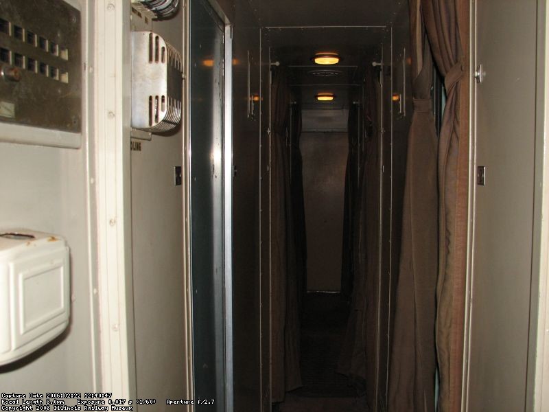 CBQ 481 roomette corridor