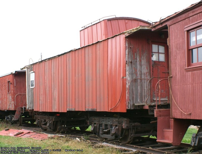 10494's South side covered with surplus steel siding from barn 9