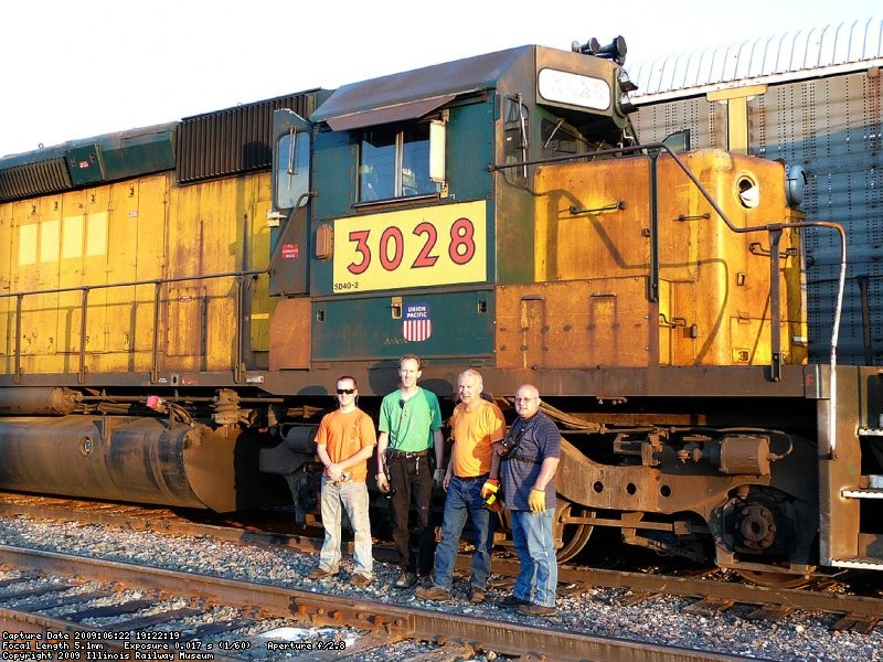 The crew again with the 3028..