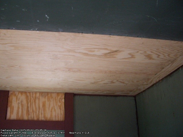 09.02.07 -  KIRK WARNER HAS COMPLETED THE INTERIOR APPLICATION OF ALL OF THE PLYWOOD.
