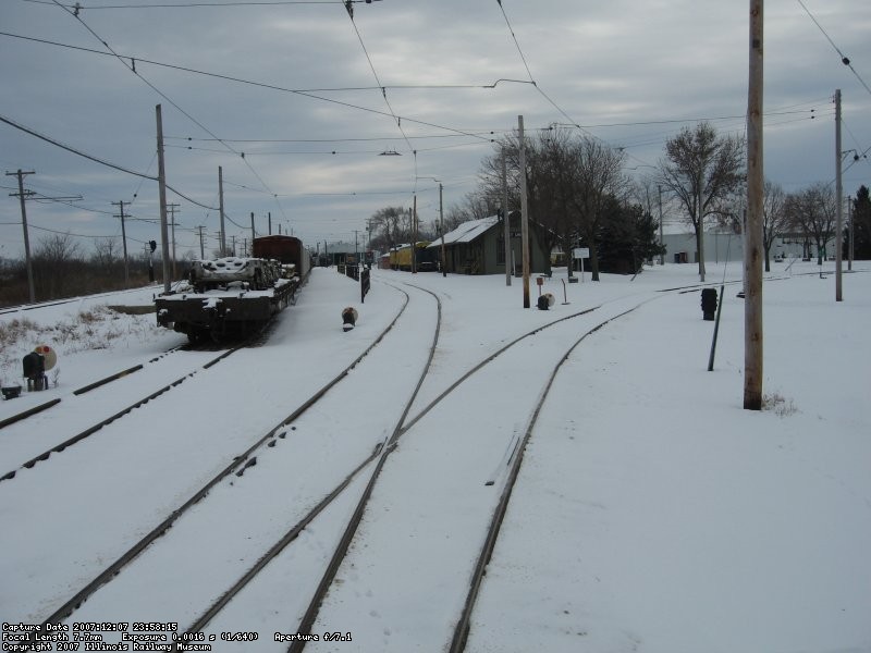 Station tracks looking east
