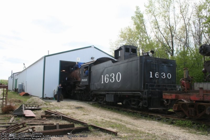 1630 is moved out of the shop April 2012