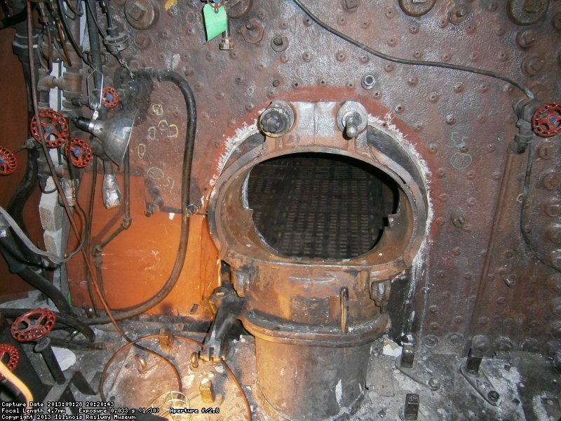 Firebox door casting in place