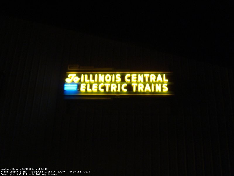 Illinois Central Electric Trains Sign on front of barn 6