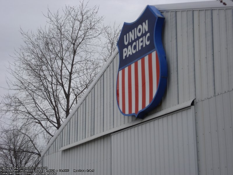 Union Pacific Sign on front of barn 3