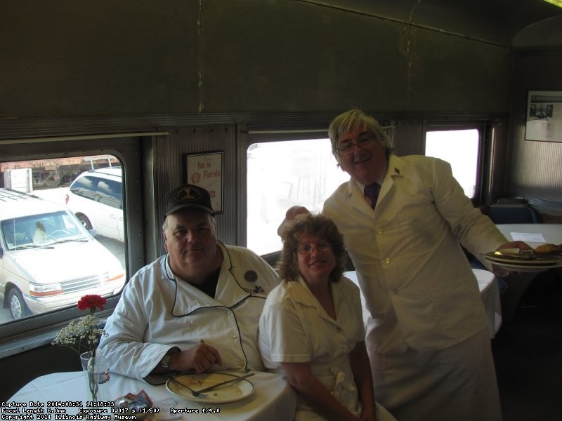 The breakfast crew - Michael McCraren, Shelly Vanderschaegen, and Mark Gellman - Photo by Jeff Calendine