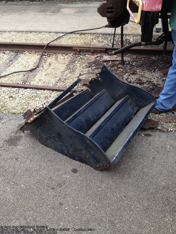 The steps on the pavement in Yard 5 - Photo by Michael McCraren