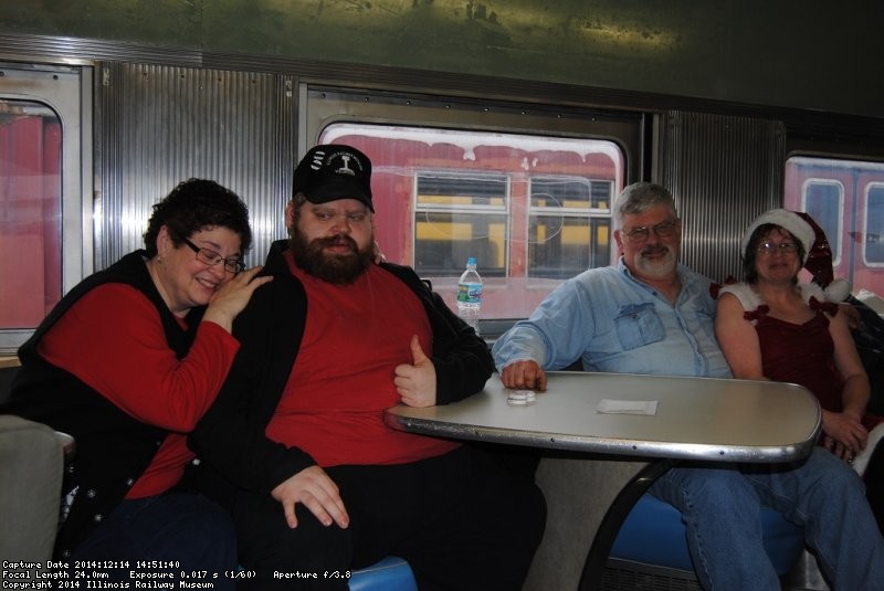 Susan and David Stepek sit with Michael Baksic and Shelly Vanderschaegen - Photo courtesy of Shelly Vanderschaegen