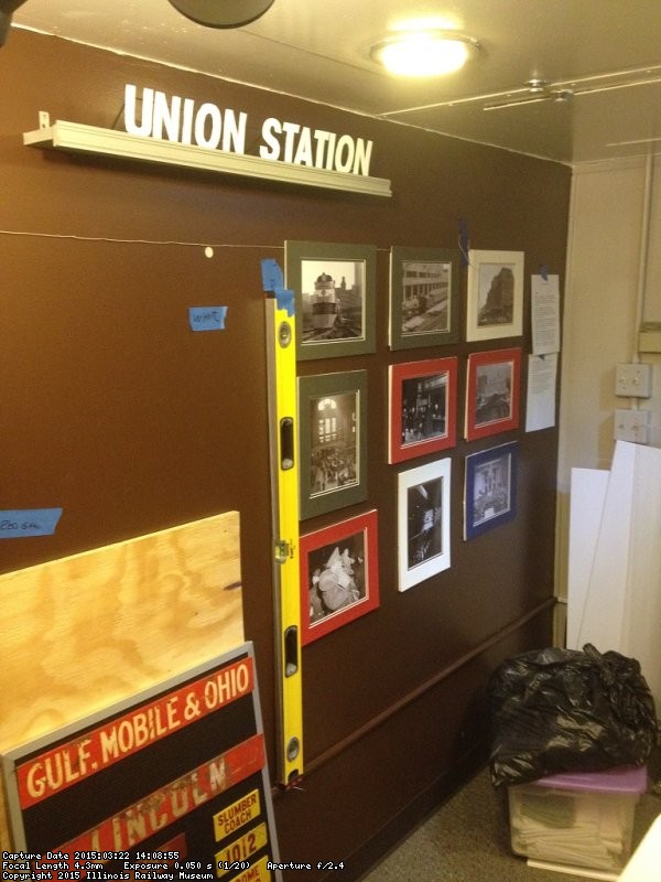 Work on the picture history of Union Station Chicago continues - Photo by Michael McCraren
