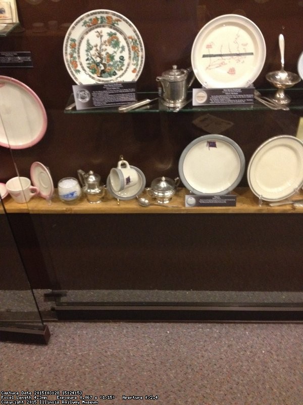 Expanded display of Wabash china - Photo by Michael McCraren
