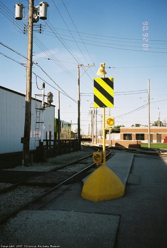Safety Island, North End Barn 9, Depot Street, Chicago Surface Lines