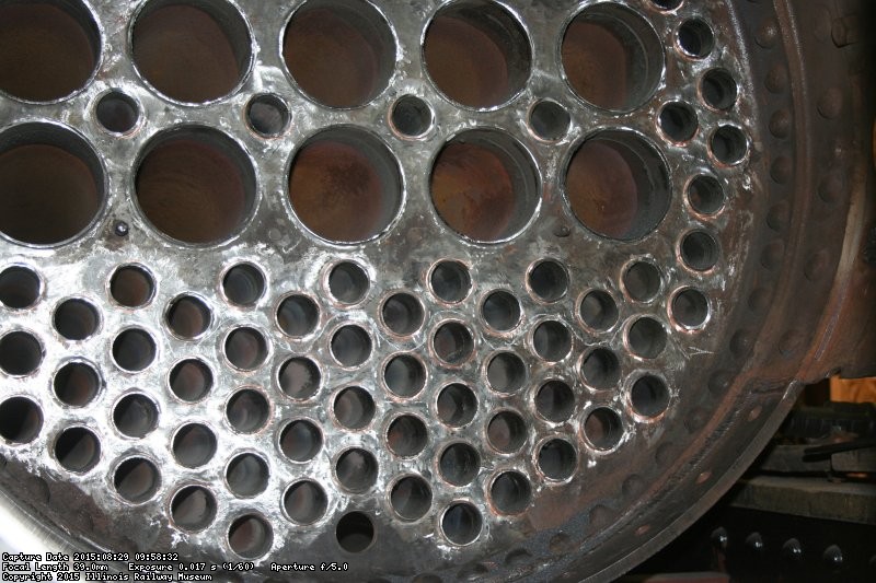 Tubes prepared in the smokebox