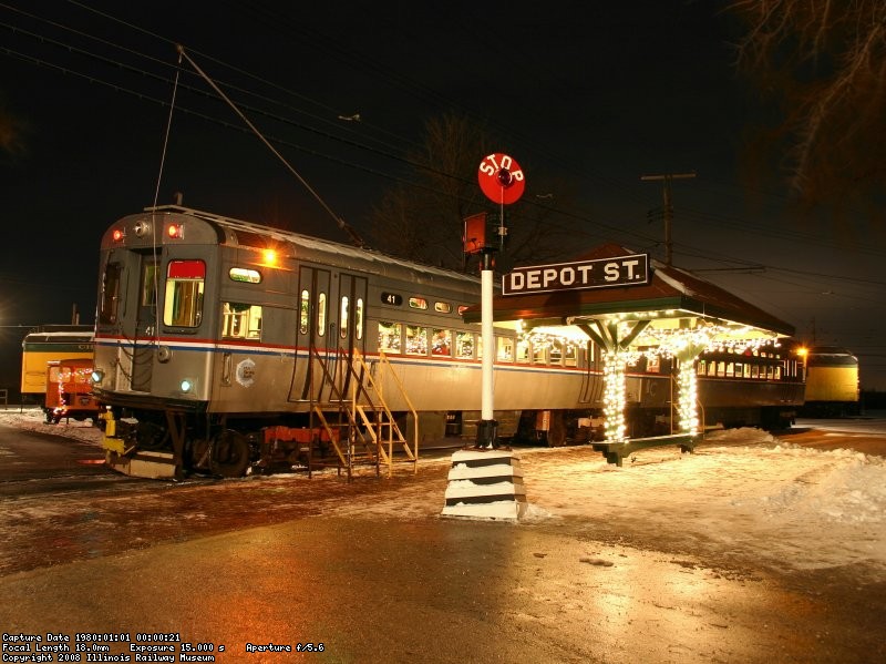 Santa's Train awaiting the next departure