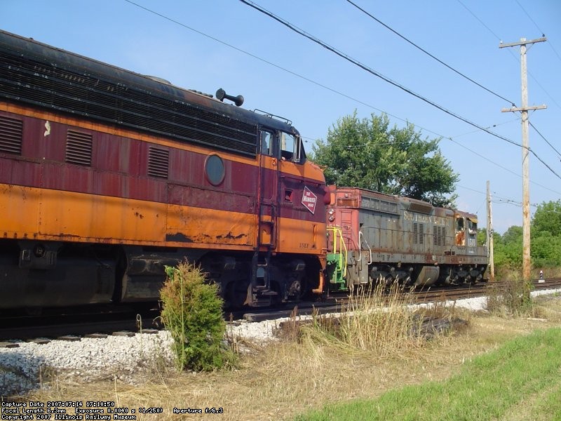 SP 1518 and Milw 118-C  07-14-07