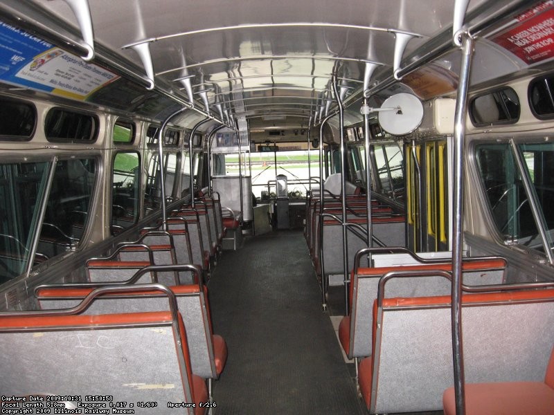 The interior looking toward the front of the coach - 10/31/2009