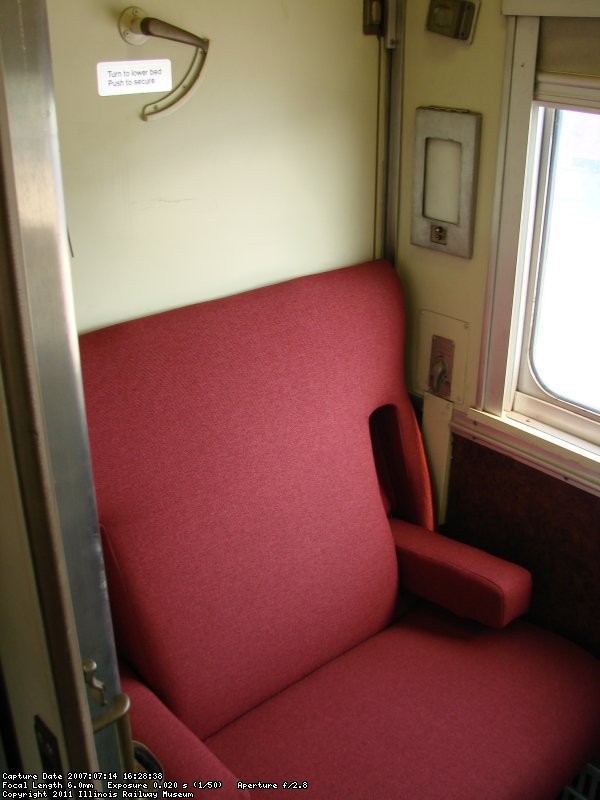 Silver ridge roomette reupholstered July 2007
