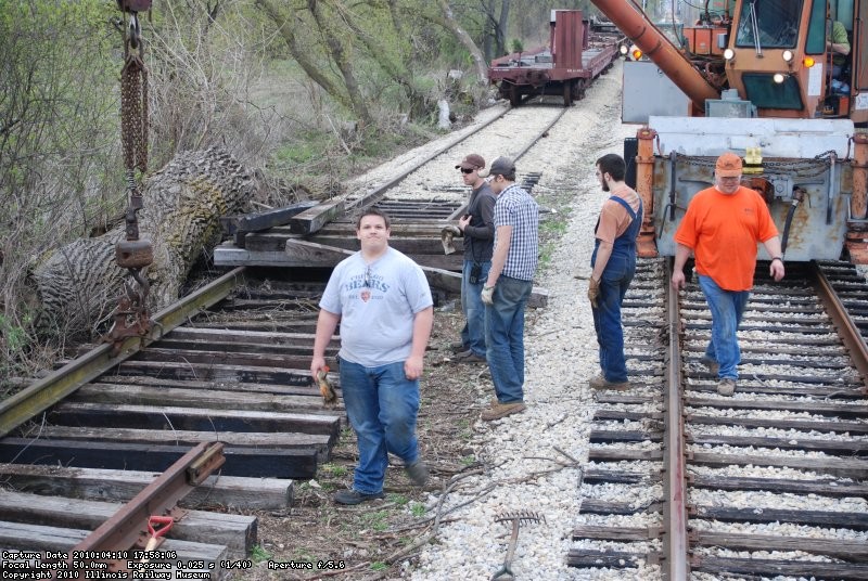 The work gang at 4 mile siding.