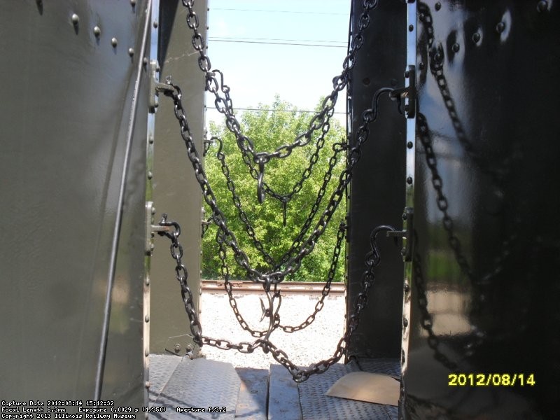 New chains installed on all R I coach Note 'S' hooks added... Idea from builders photo ...
