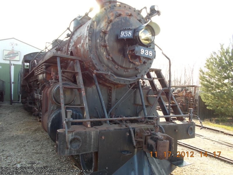 RI 938 4-6-2 'Pacific'  Headlight and marker lites added this year 11-21-12
