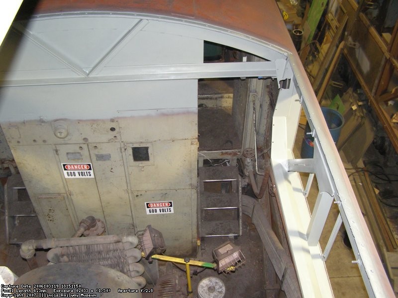 The area for the HEP cooling hatch has been completed and now wheres a fresh coat of grey paint.