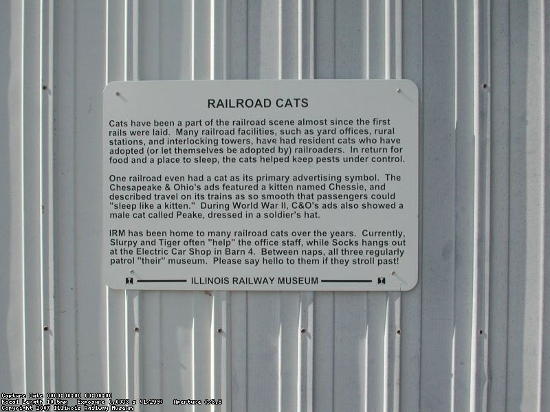 Rail Cats Sign (finally honored for their work)