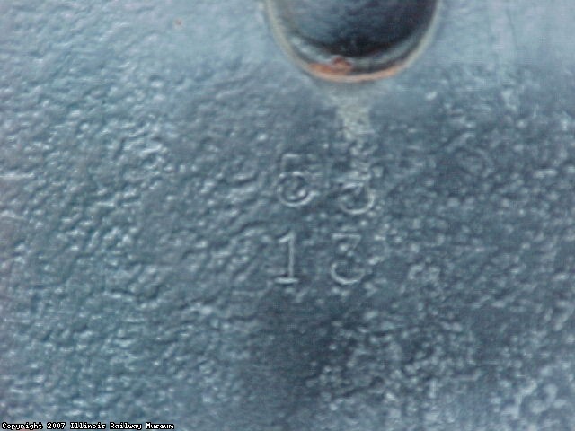 ORIGINAL TANK SERIAL NUMBERS AND ORDER NUMBERS STAMPED INTO THE TANK HEAD.