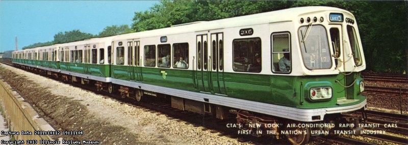 CTA 2000s In Original Mint Green and Alpine White Paint Scheme