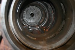 Inside the valve cylinder