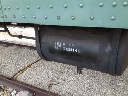 The new air brake test date for CNW 7700