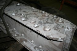 Bolster looking very different after sand blasting