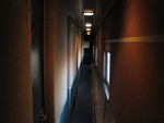 bedroom corridor under lights daylight