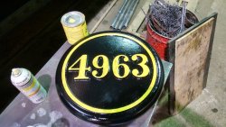 4963 - The new number plate