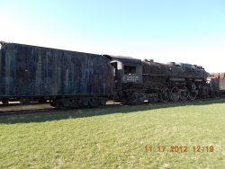 C&O 2707  Full view...Outside storage has not helped its condition! 11-21-12  