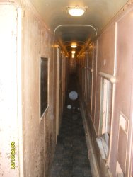  Showing hallway of Glen Springs Lights operating on DC not AC  Feb 2012 