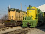 Two GP7's CNW4160 & IT1605 at yard 2