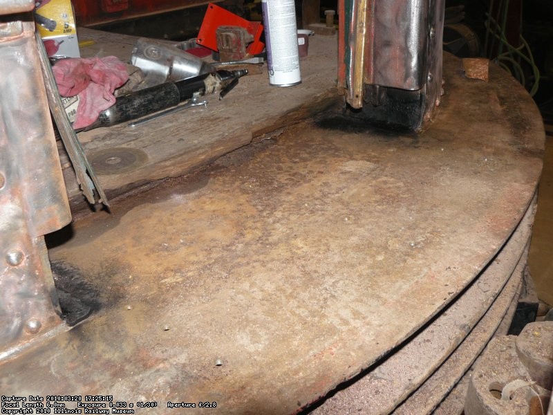 A view of the prepped area from the other side.