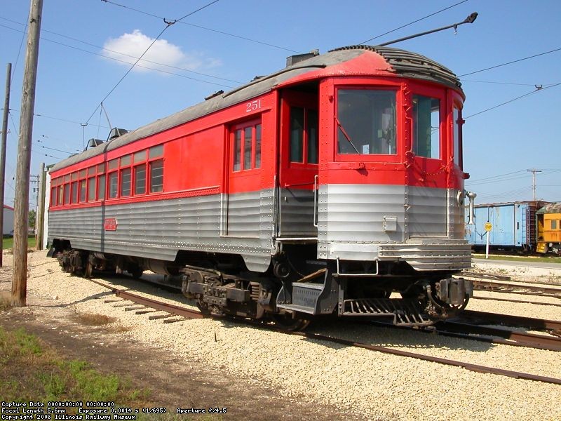 CNS&M 251 in Yard 6 - September 2005