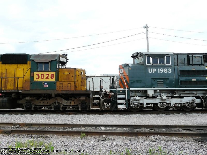 Nose to Nose with the WP Heritage unit, the day before its arrival at IRM