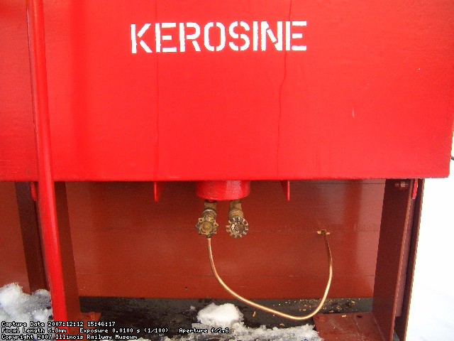 12.12.07 - THE FUEL DRAIN AND SHUT OFF VALVES WERE APPLIED, AS WELL AS THE SUPPLY LINE FROM THE TANK TO THE FUEL FILTER.