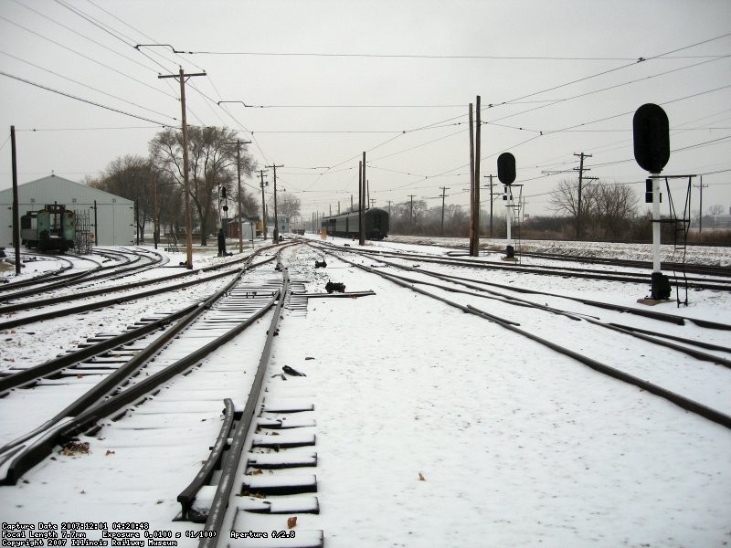 view looking west from Yard 2