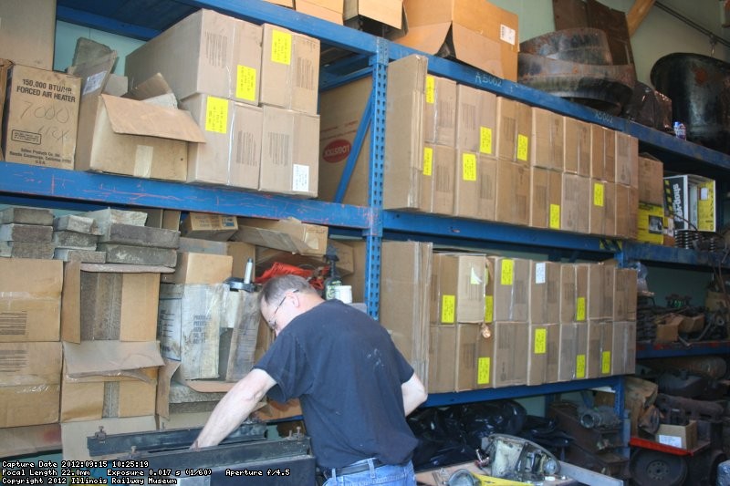 Boiler insulation stored ready to install