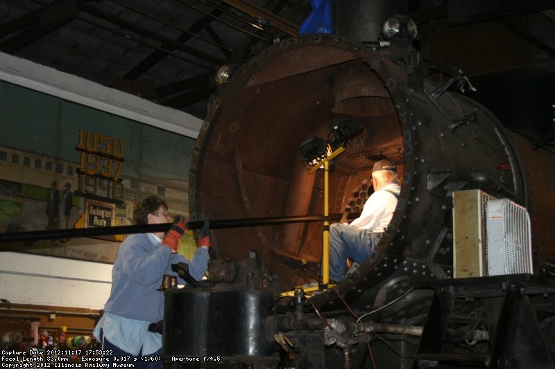 Nancy and Ed loading tubes