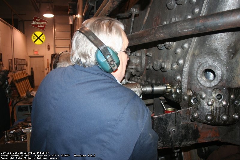 Mike countersinking rivet holes