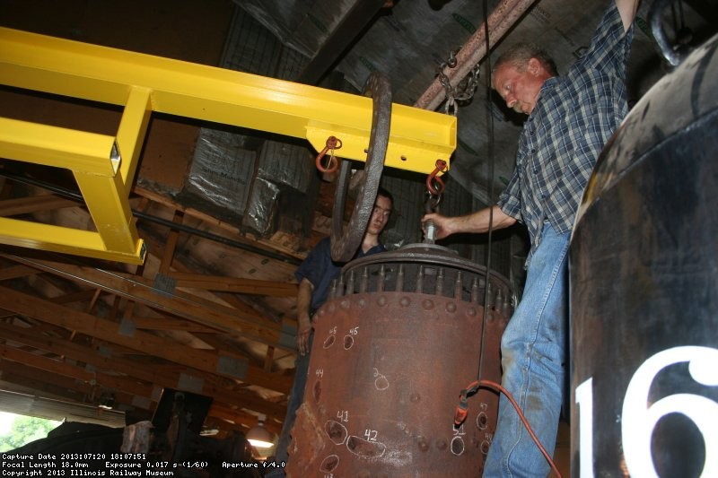 Locating the cover on the dome