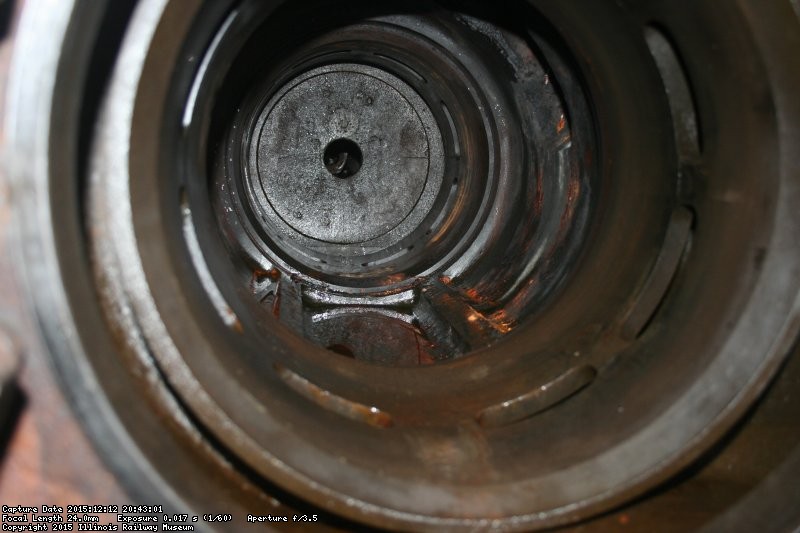 Inside the valve cylinder