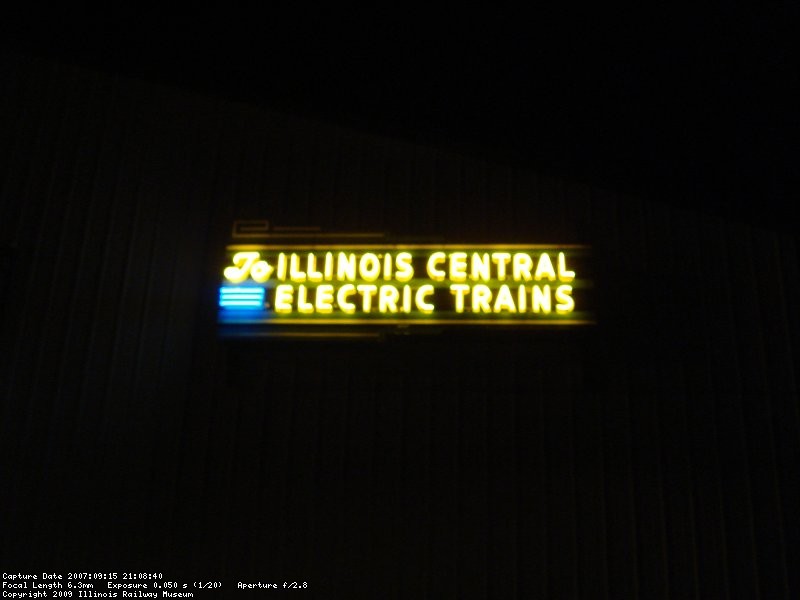 Illinois Central Electric Trains Sign on front of barn 6