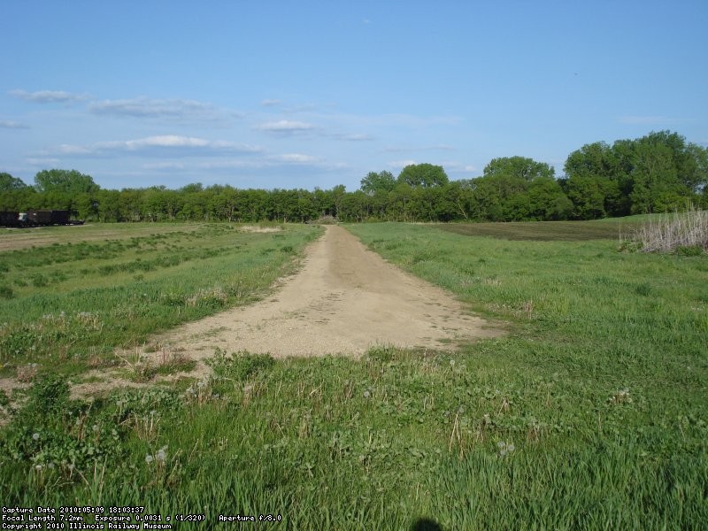 Future streetcar line along South end of property looking East