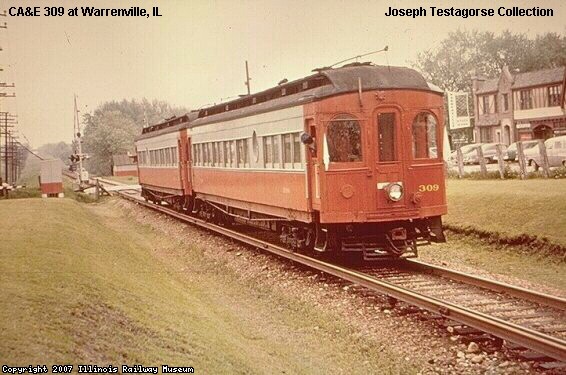 CA&E 309 at Warrenvile - May 19,1957