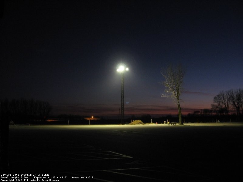 The tower lights up the night! - 11/27/2009